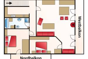 Ferienwohnung 3 – Grundriss